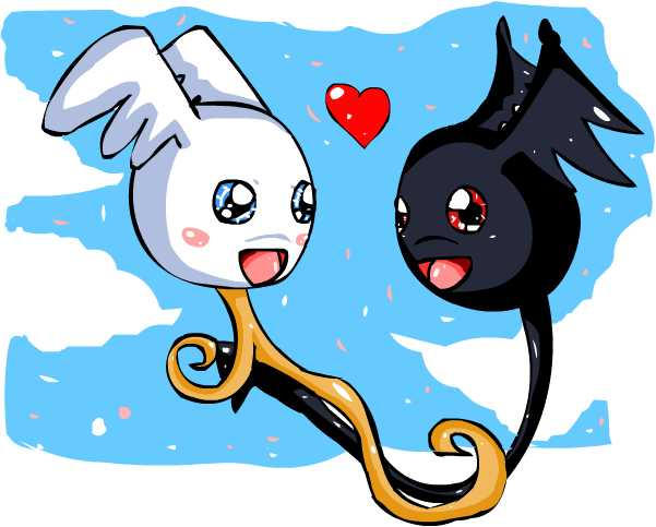 Angel Imp and Demon Imp Happy by WhiteMageTifa on DeviantArt