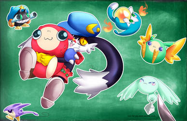 Klonoa with Moo (and other)