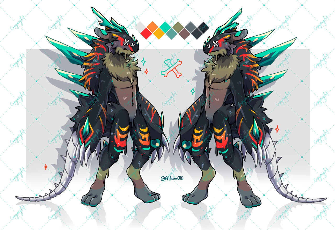 Monster Reference Dragon Monster Reference sheet#5 by arminarlert889 on DeviantArt