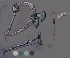 Aion Bard Weapon Contest Design: Bass Clef