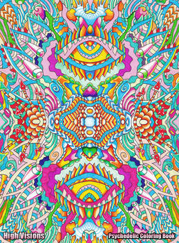 High Visions Psychedelic Coloring Book #2