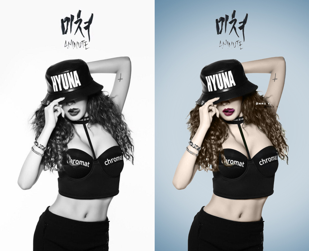 HYUNA CRAZY Coloring Photoshop BY:MAI T.