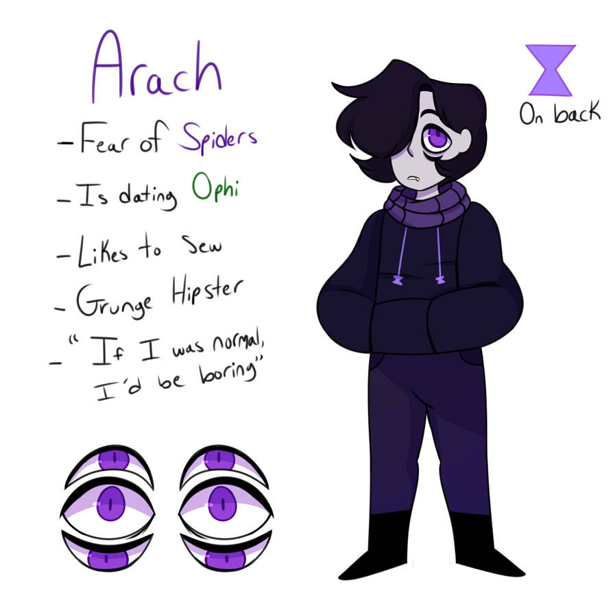 Arach - Reference Sheet by April-Kingrose on DeviantArt