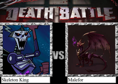 Skeleton King vs. Malefor