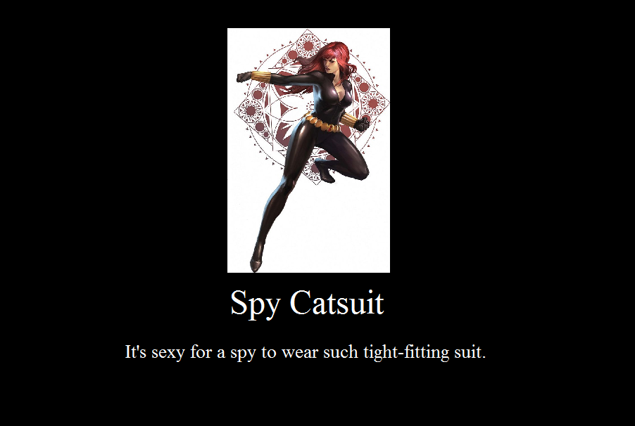 Spy Catsuit