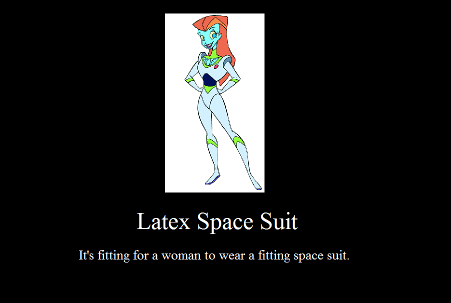 Latex Space Suit