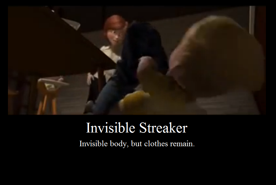 Invisible Streaker