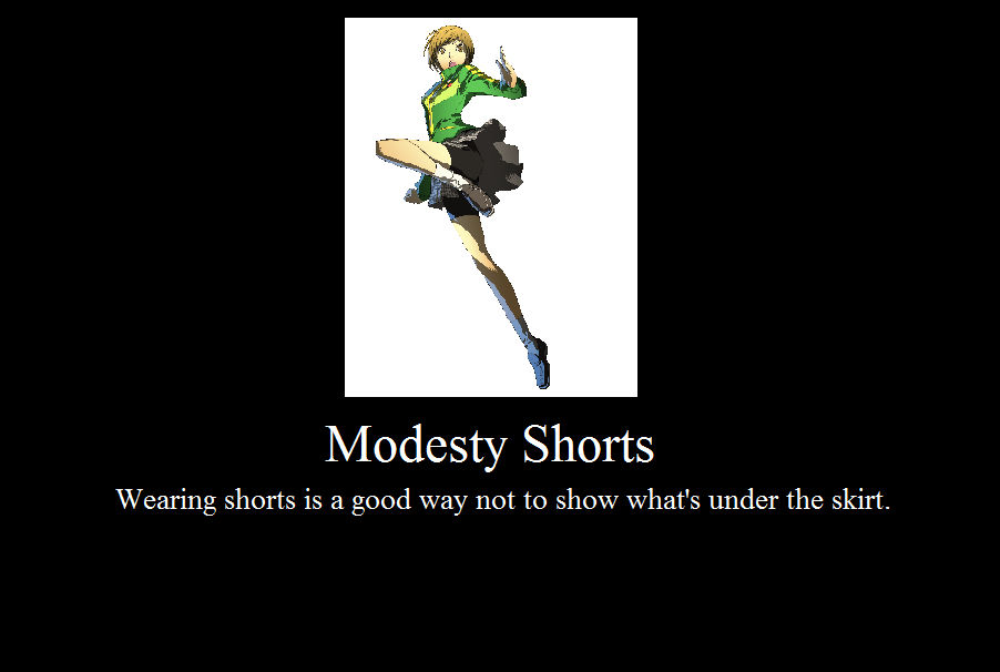 Modesty Shorts by JasonPictures on DeviantArt