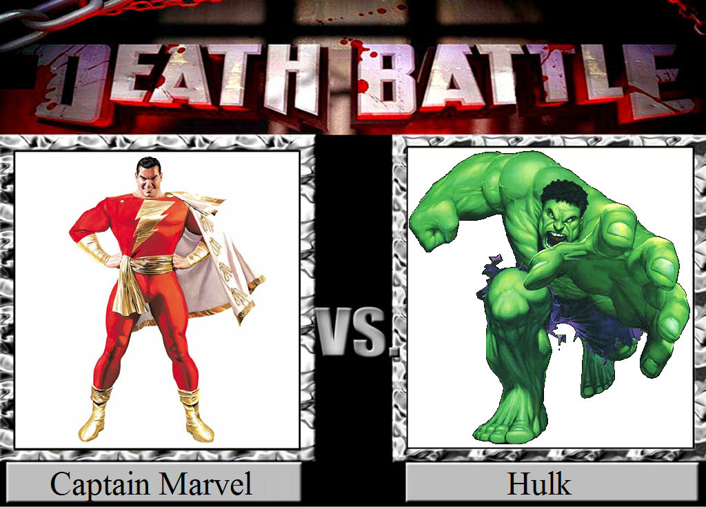 Captain Marvel vs. Hulk by JasonPictures on DeviantArt