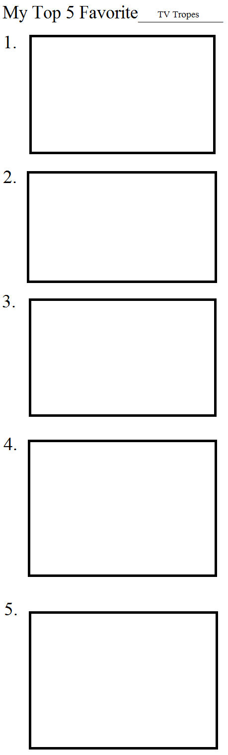 My Top 5 Favorite TV Tropes by JasonPictures on DeviantArt