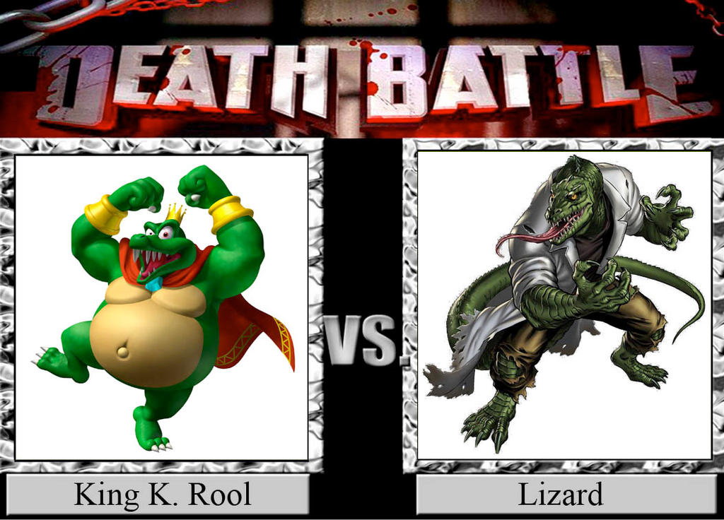 King K. Rool vs. Lizard by JasonPictures on DeviantArt
