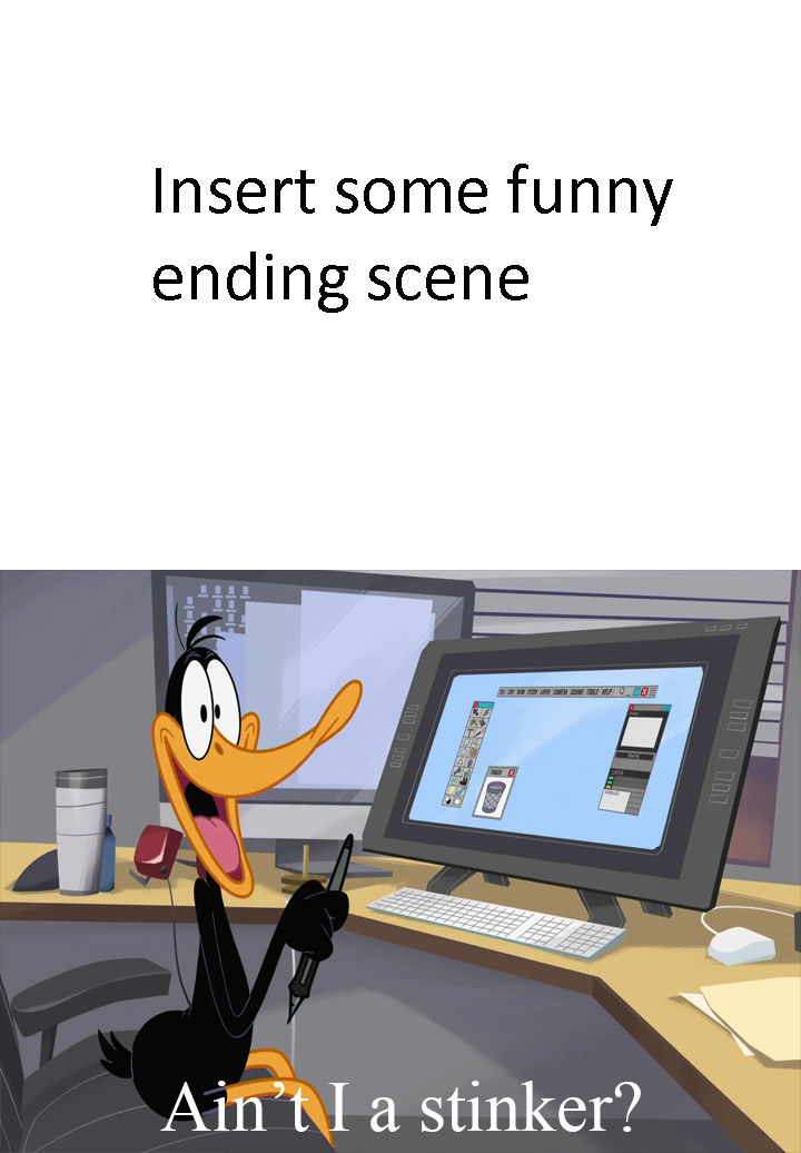 Daffy Duck Makes the Ending of Meme by JasonPictures on DeviantArt