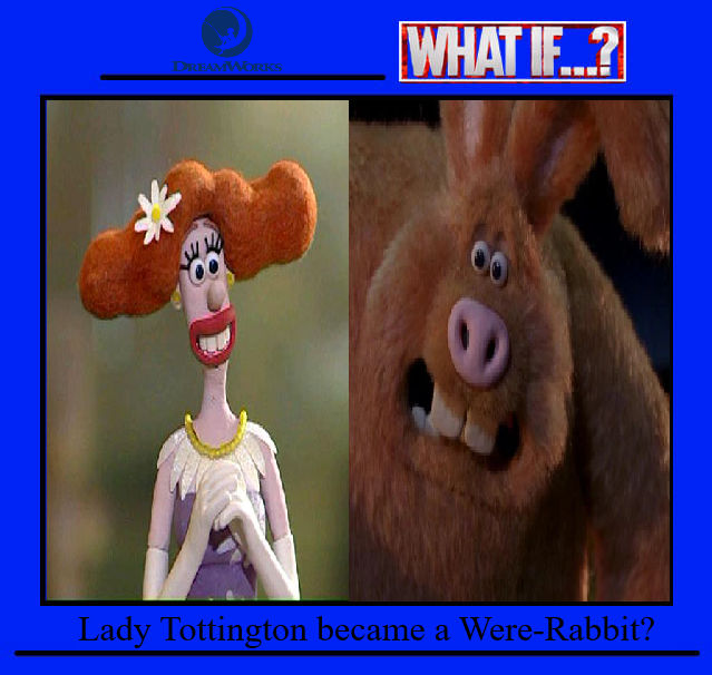 What if Lady Tottington became a Were-Rabbit by JasonPictures on DeviantArt