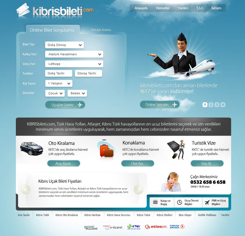 kibrisbileti.com new interface