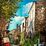 Streets on Bozcaada Turkey