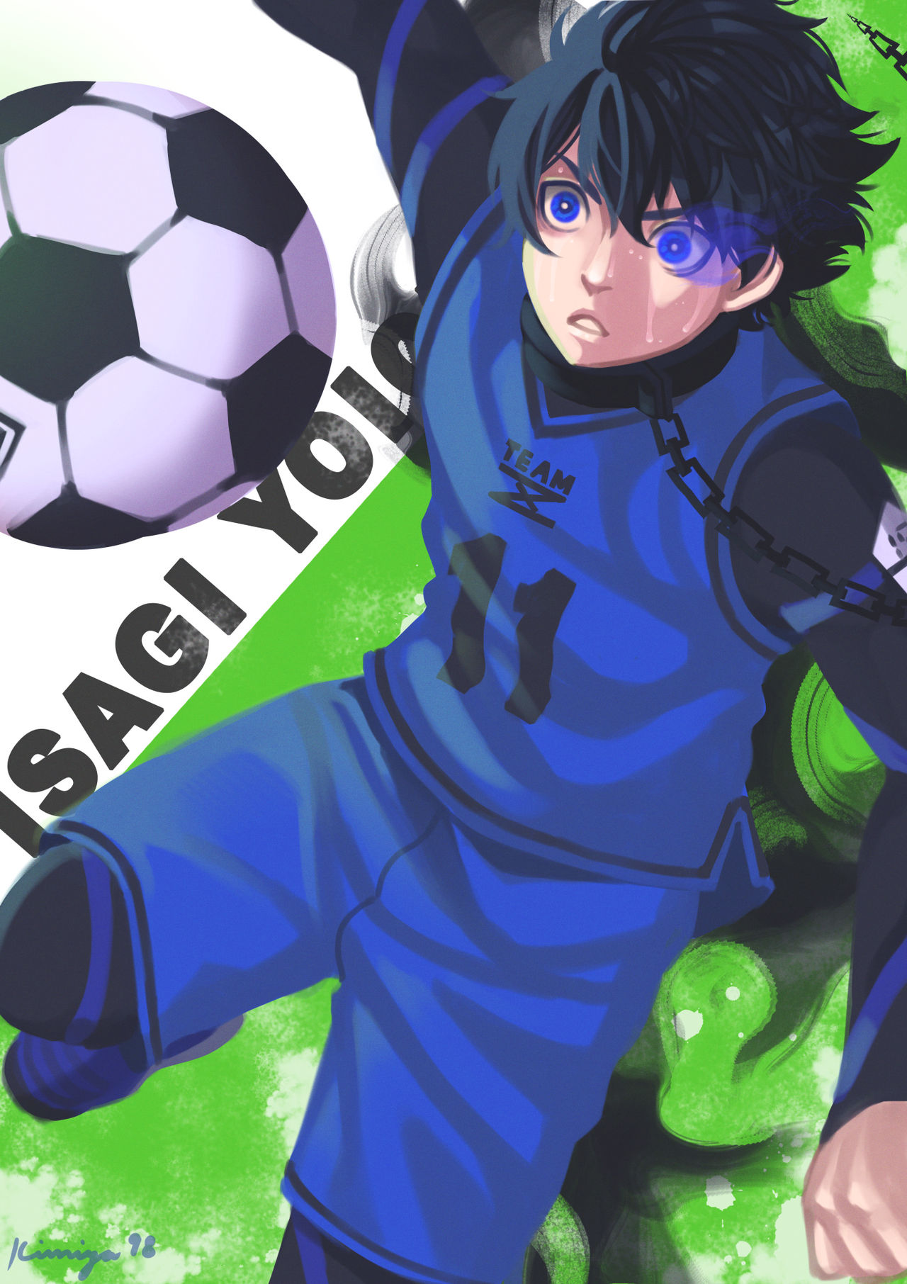 Blue Lock - Isagi Yoichi by Kimiya98 on DeviantArt