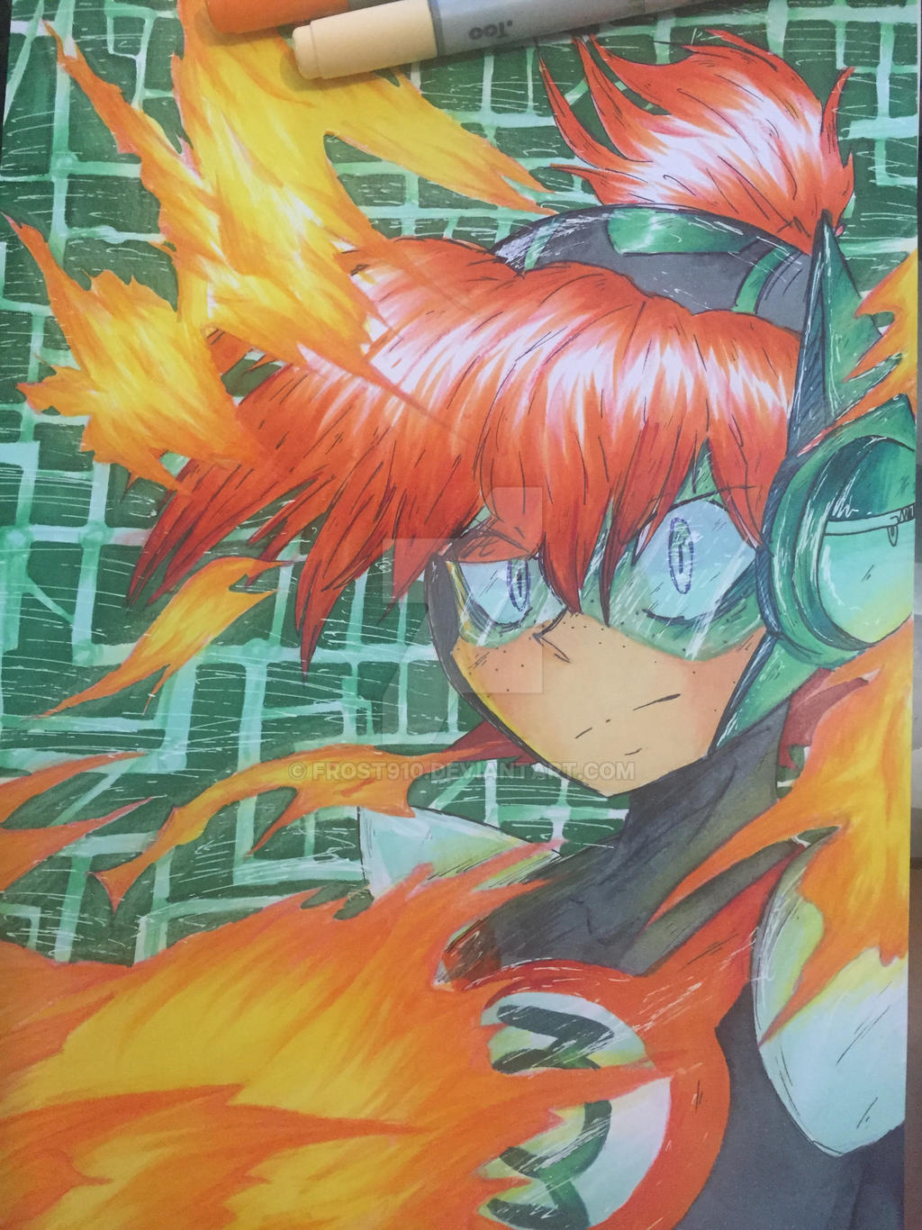 Enigma (Megaman OC manga Style) by Frost910 on DeviantArt