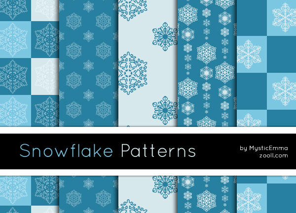 Snowflake Patterns by MysticEmma on DeviantArt