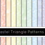 Pastel Triangle Patterns