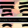 Simple Banners Shapes