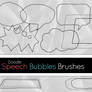 Doodle Speech Bubbles Brushes