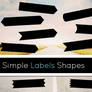 Simple Labels Shapes