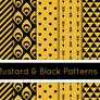 Mustard And Black Patterns