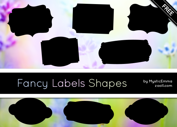 Fancy Labels Shapes