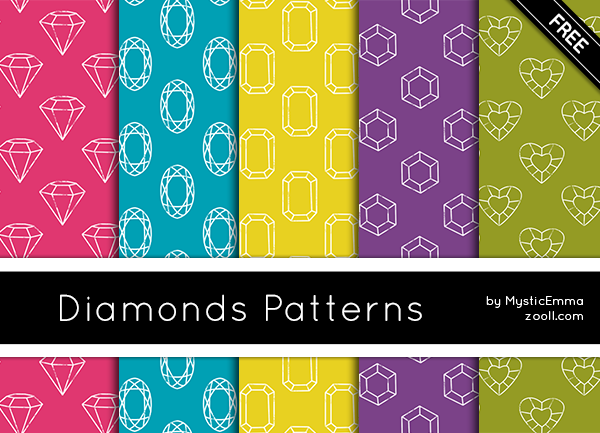 Diamonds Patterns by MysticEmma