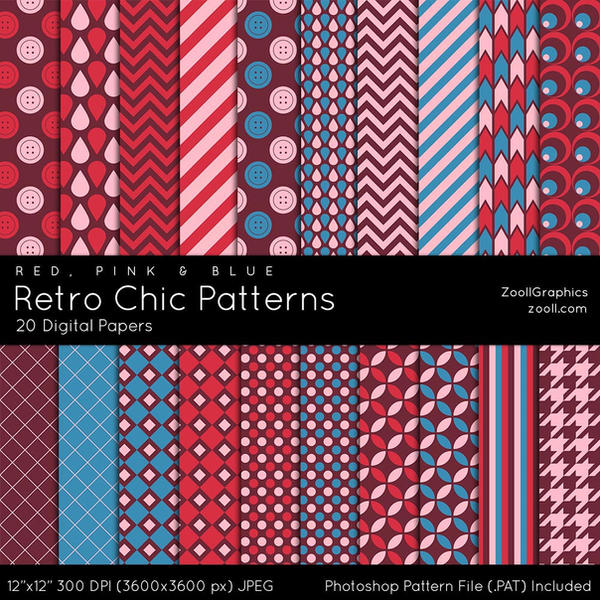 Chic Patterns Pinterest Retro Chic Patterns by MysticEmma on DeviantArt