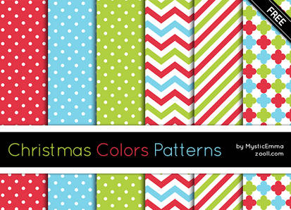 Christmas Colors Patterns