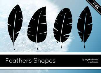 Feathers Shapes by MysticEmma