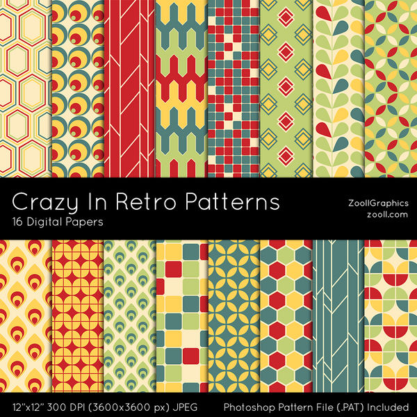 Crazy In Retro Patterns