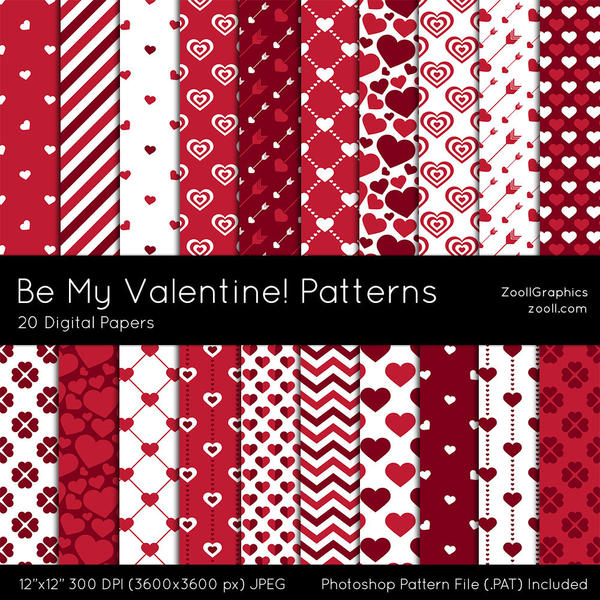 Be My Valentine Patterns