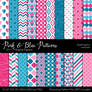 Pink And Blue Patterns