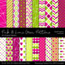 Pink And Lime Green Patterns
