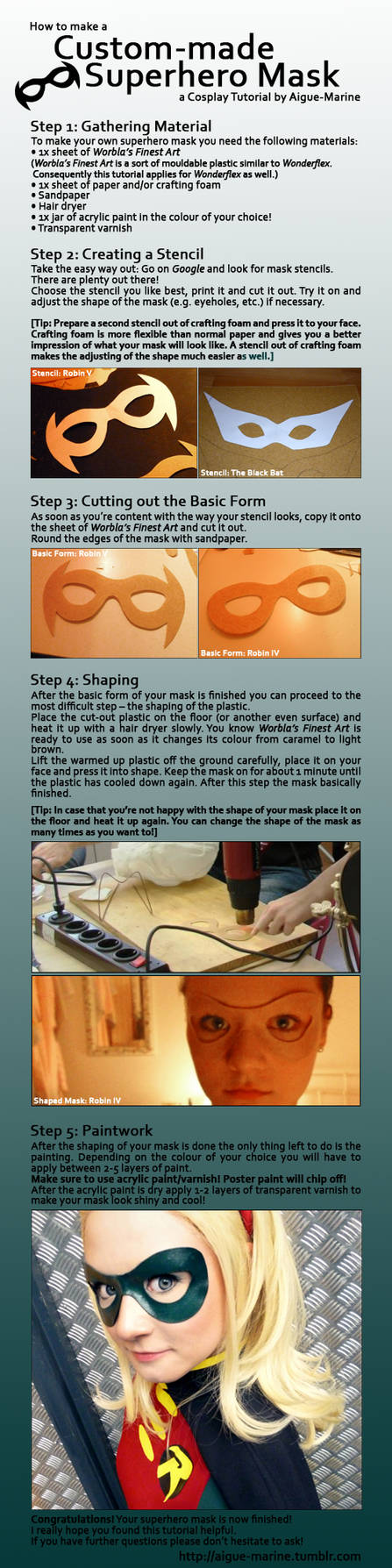 Tutorial: Custom-made Superhero Mask by Aigue-Marine