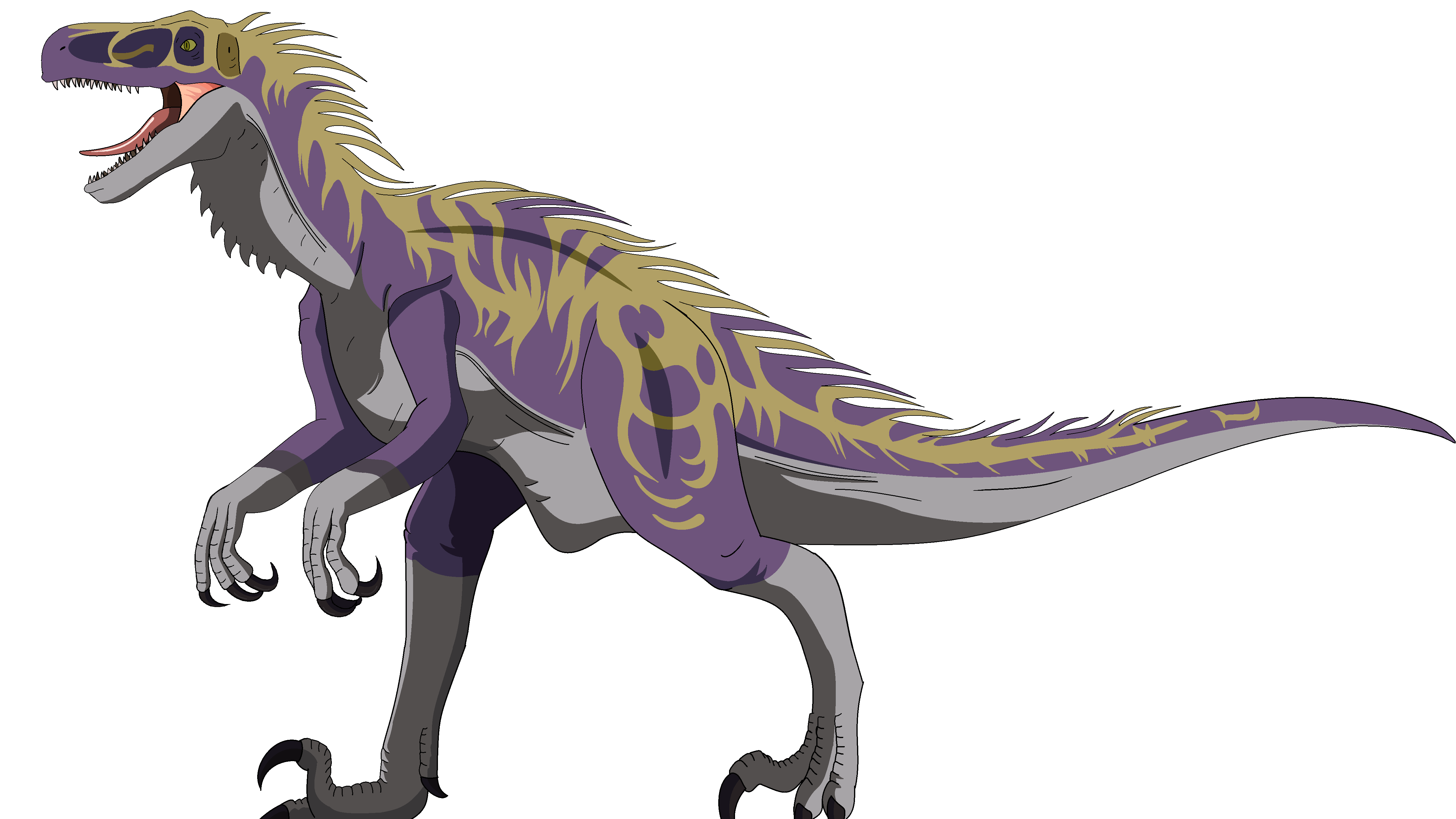 Colorful Utah Raptor Utahraptor by sylveon2001 on DeviantArt