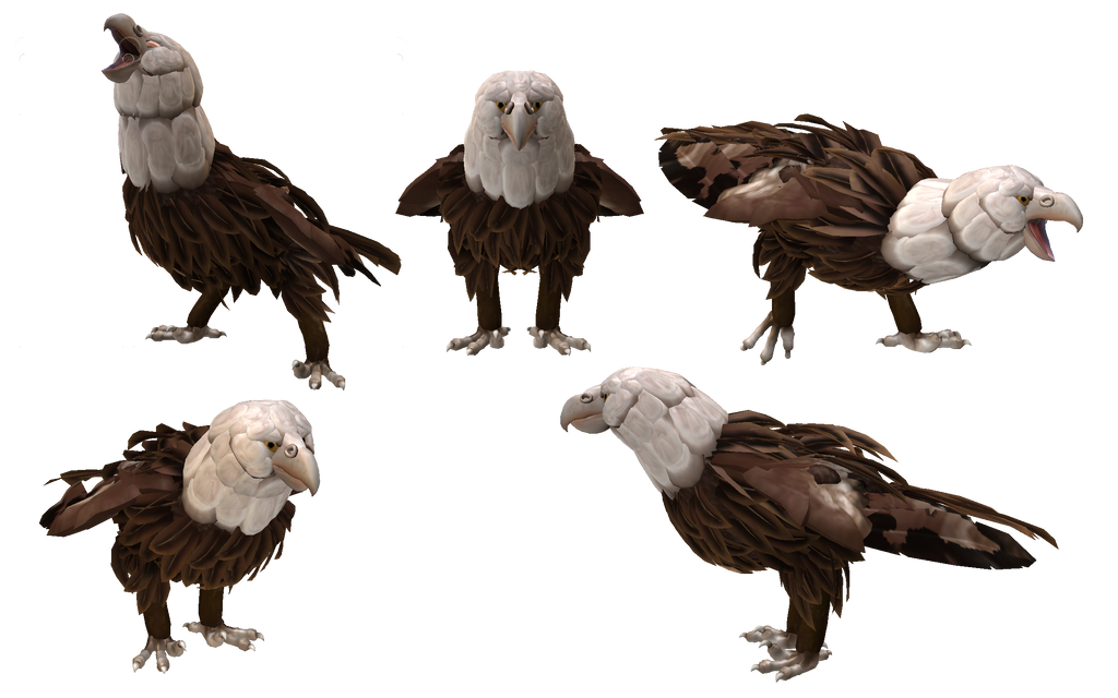 SPORE creature: Bald Eagle by Evilution90 on DeviantArt