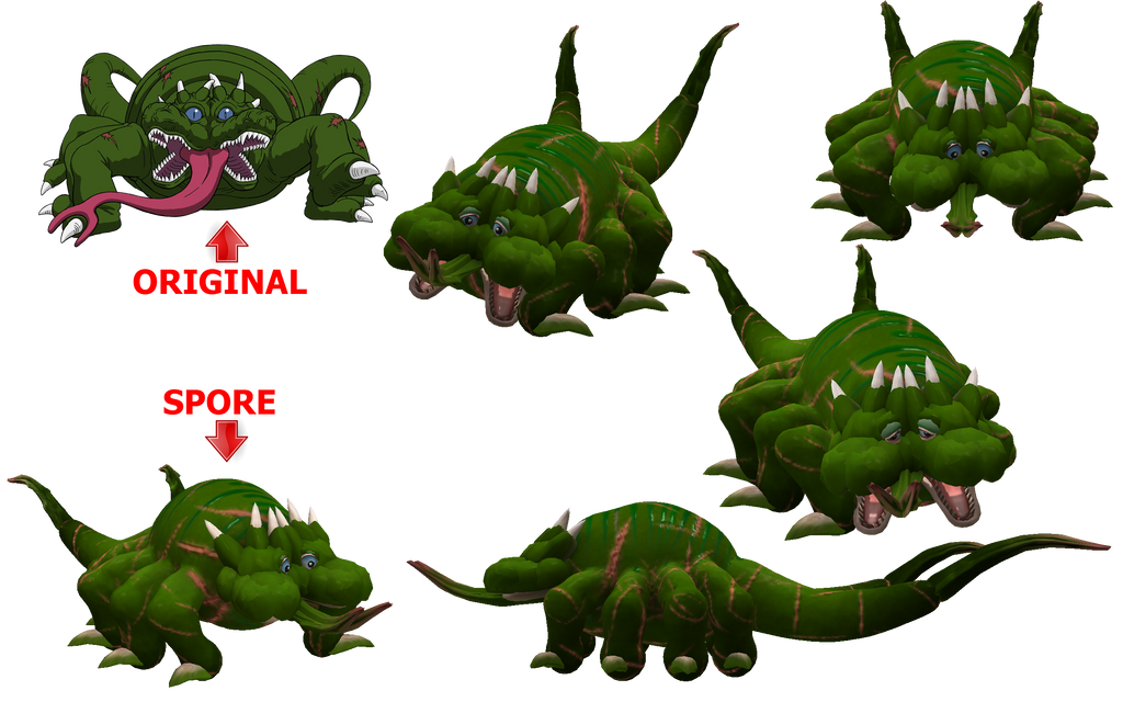 Obsaurus Spore Creature: Obsaurus (Toriko) by Evilution90 on DeviantArt