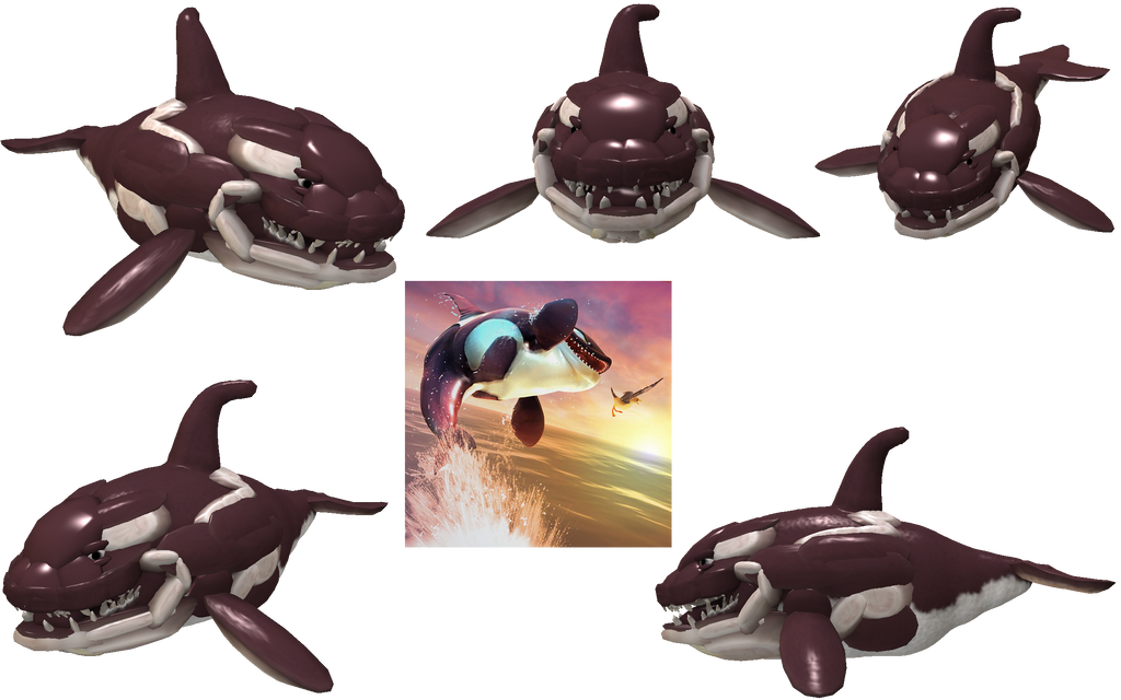 Spore Creature: Killer Whale (Hungry Shark World)