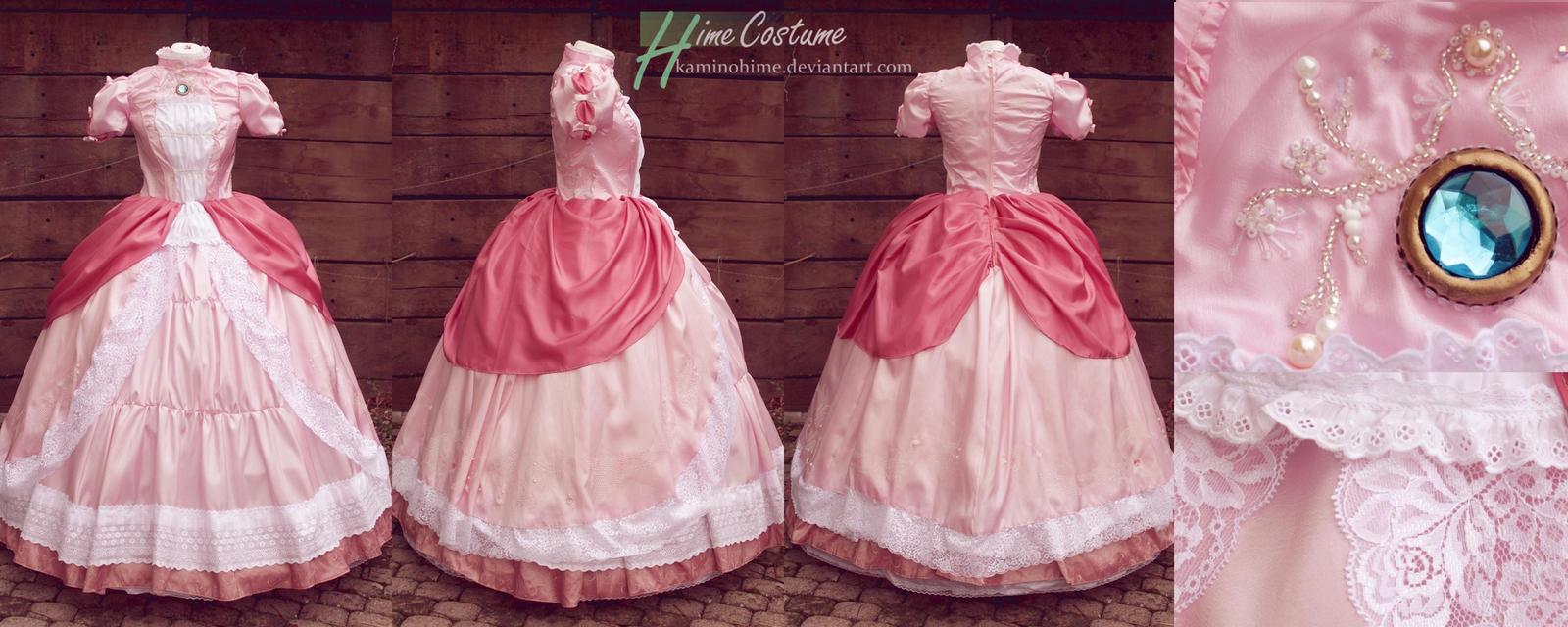 Princess Peach Dress by kaminohime on DeviantArt Princess Peach Dress by kaminohime on DeviantArt