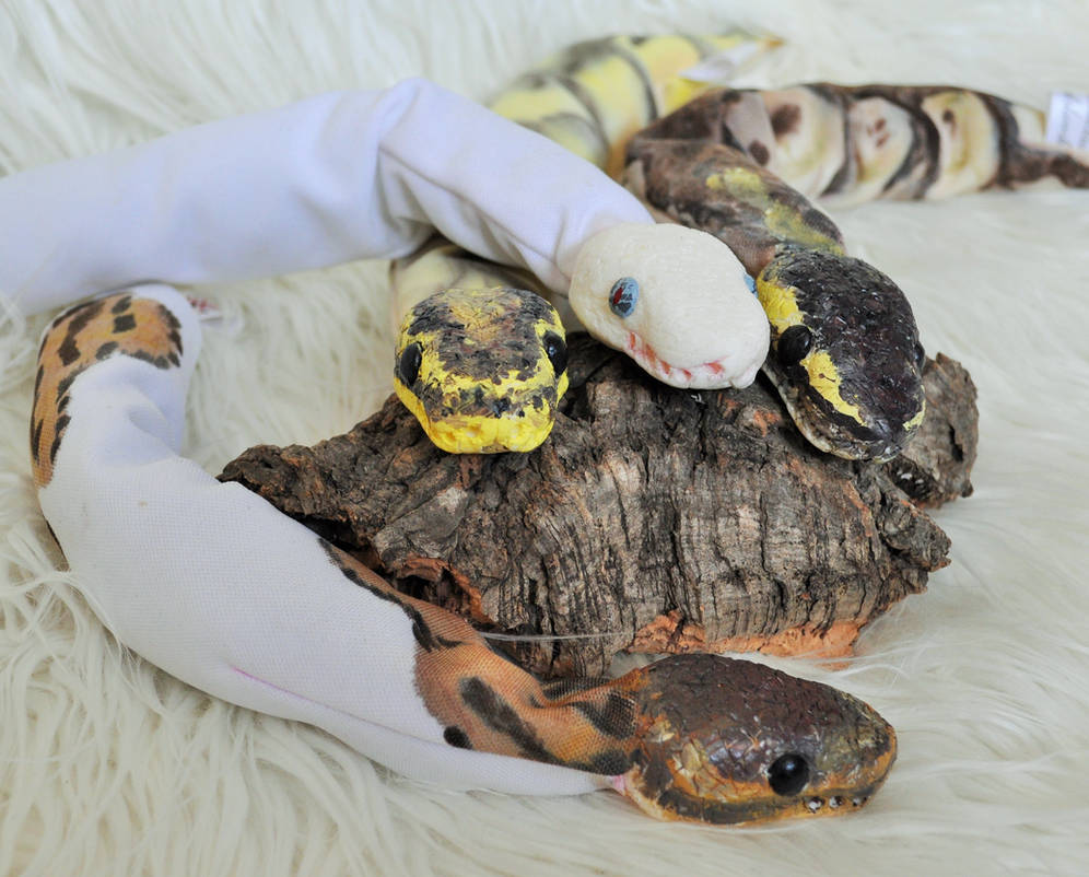Mini Ball Python Art Dolls FOR SALE by Killslay-steelclaw on DeviantArt