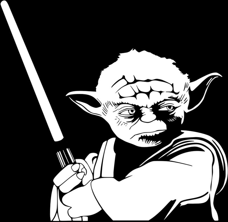 Yoda Monochrome