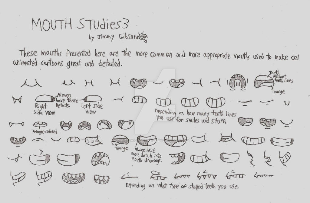 Jimmy Gibson's Mouth Studies 3