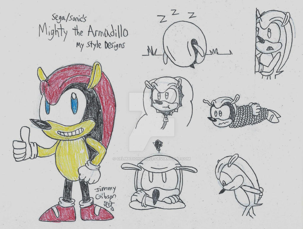 STH2 Mighty the Armadillo by retrobunyip on DeviantArt