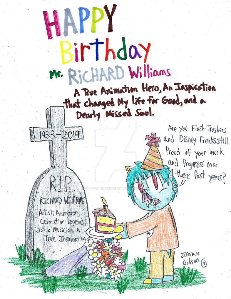 Happy Birthday Richard Williams 2021! by CelmationPrince on DeviantArt