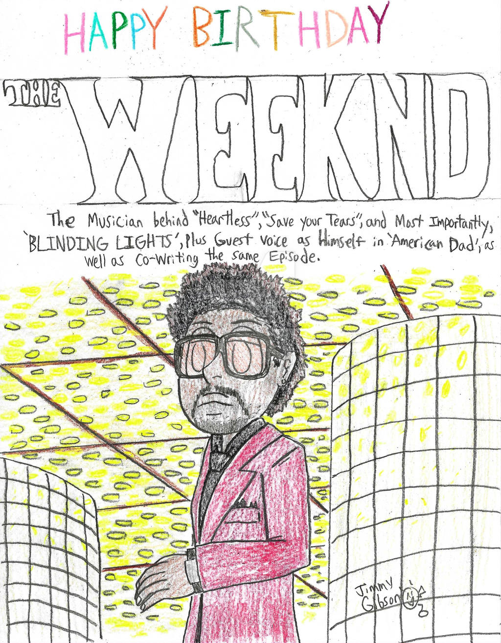 Happy Birthday the Weeknd! by CelmationPrince on DeviantArt