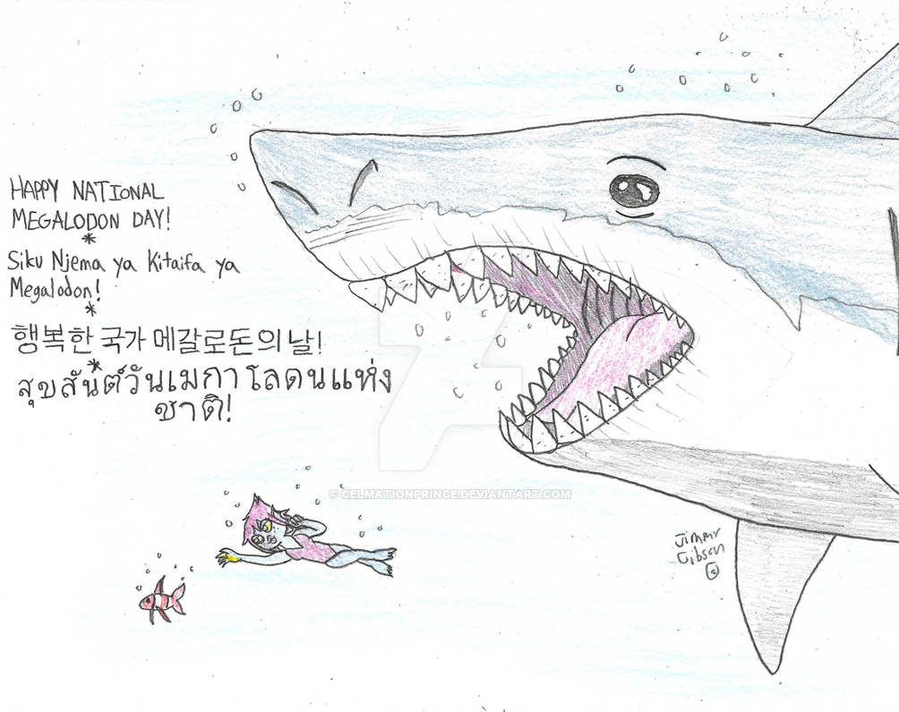 Happy National Megalodon Day 2022! by CelmationPrince on DeviantArt