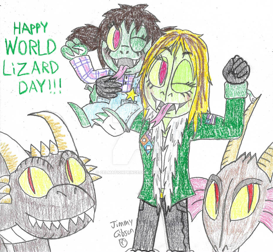 Happy World Lizard Day! by CelmationPrince on DeviantArt